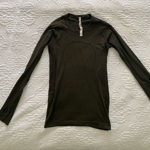 Lululemon Swiftly Tech Long Sleeve, Olive Green